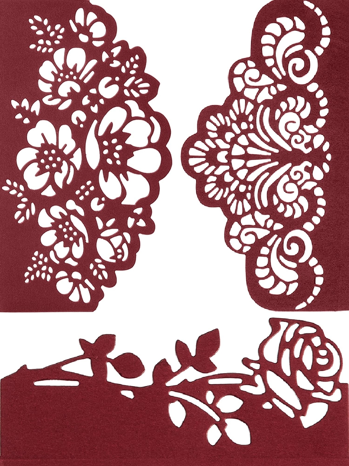 Boao 3 Pieces Die Cuts, Metal Dies for Card Making, Scrapbook DIY Album Paper...