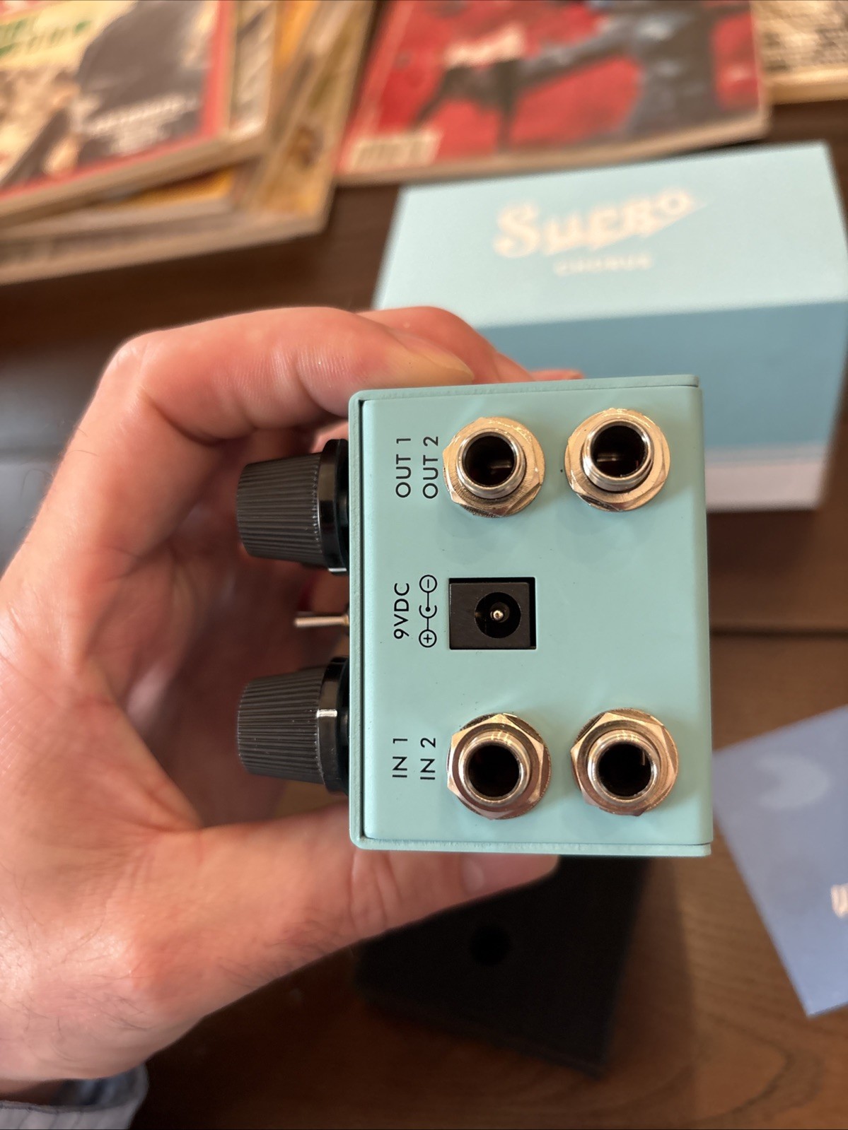 Supro Chorus Pedal Open Box