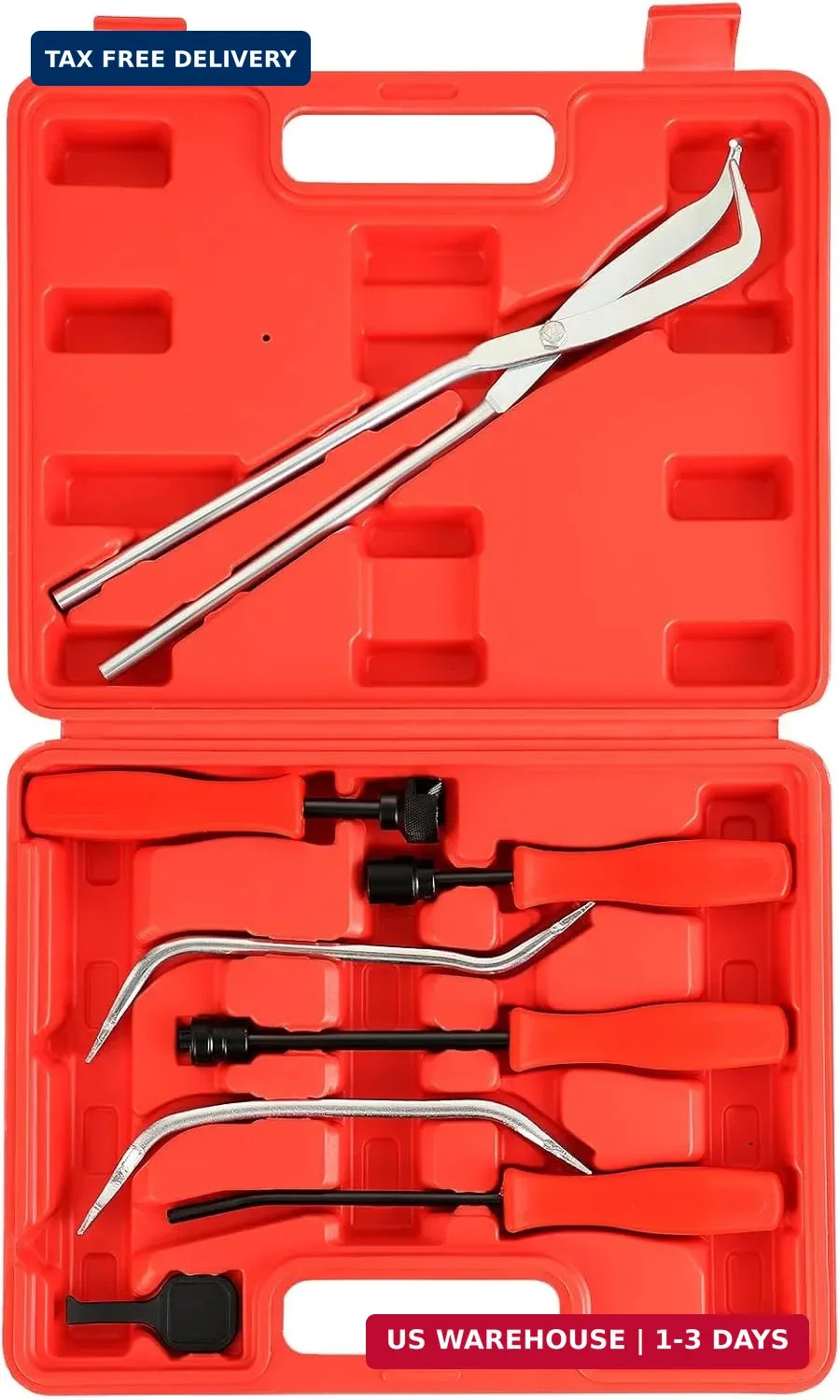 8PCS Drum Brake Tool Kit | Drum Brake Tool, Drum Brake Spring Tool, Universal Br