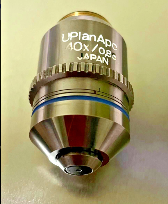 Olympus U Plan Apo 40x/0.85 Microscope objective lens Good condition From Japan