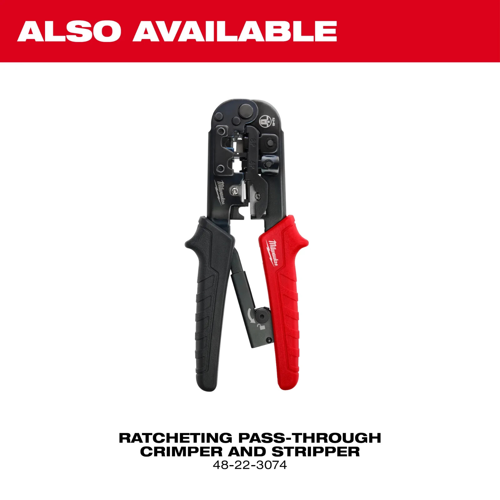 Milwaukee 48-22-3076 Ratcheting Modular Crimper & Stripper