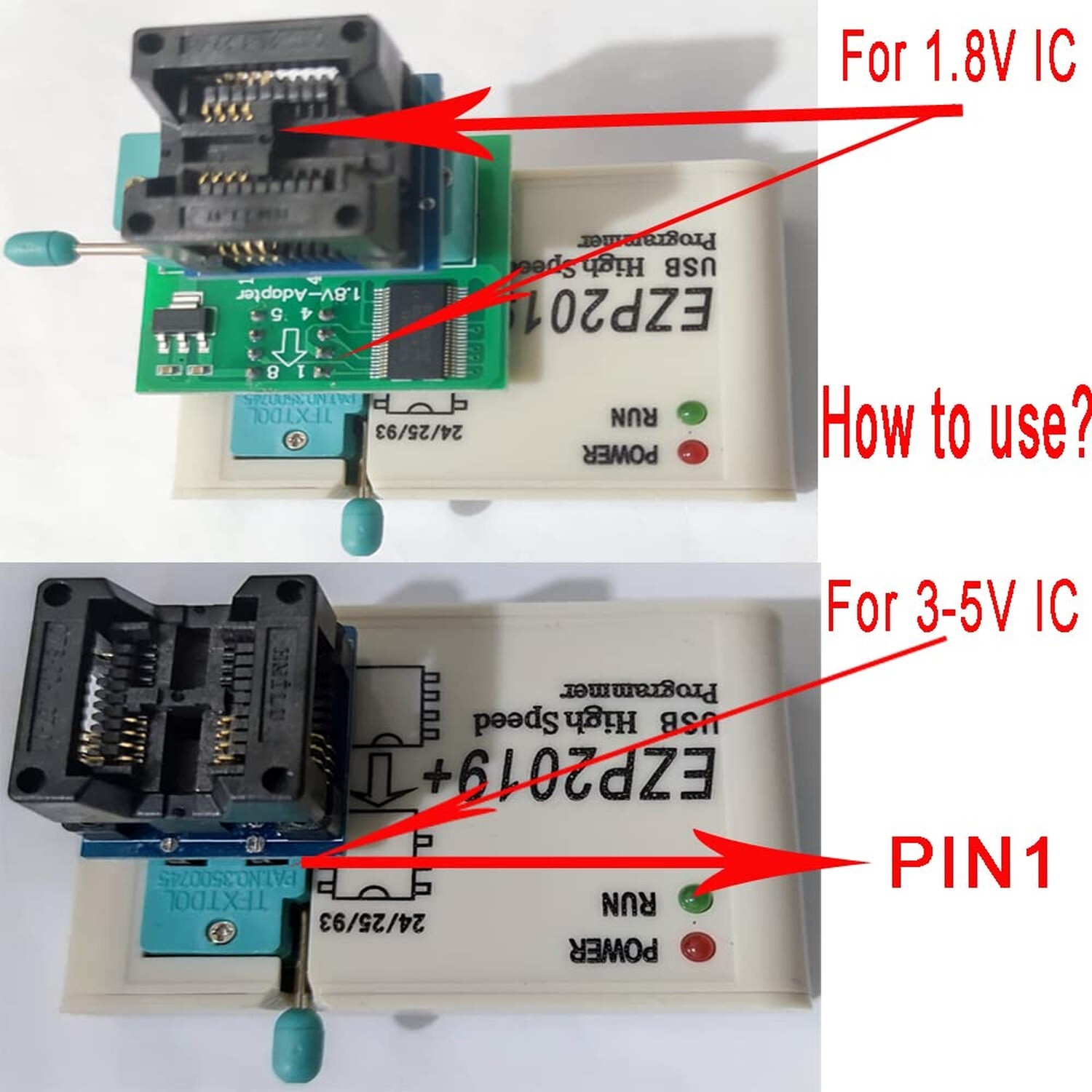 EZP2019 High Speed USB SPI chip Programmer IC eprom Programmer Socket Support...