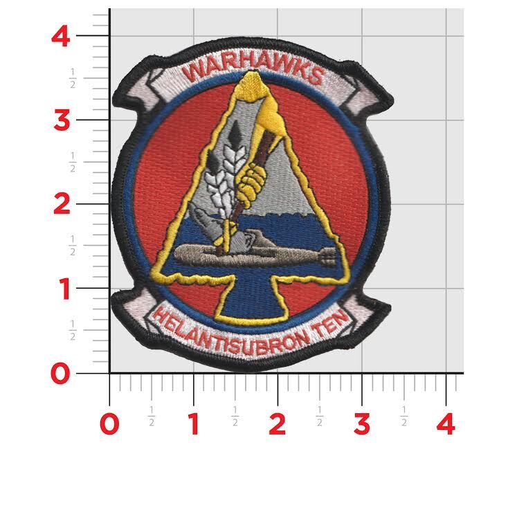 Officially Licensed US Navy HS-10 Warhawks Patch