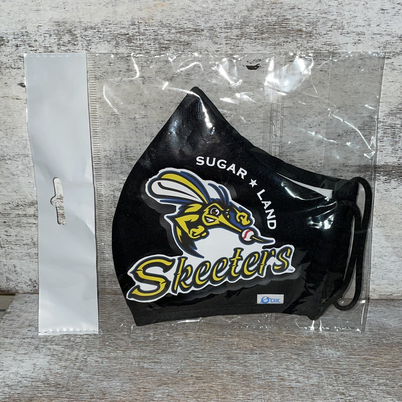 MiLB Sugar Land Skeeters Adult Face Mask Minor League Baseball Team Black OS NEW
