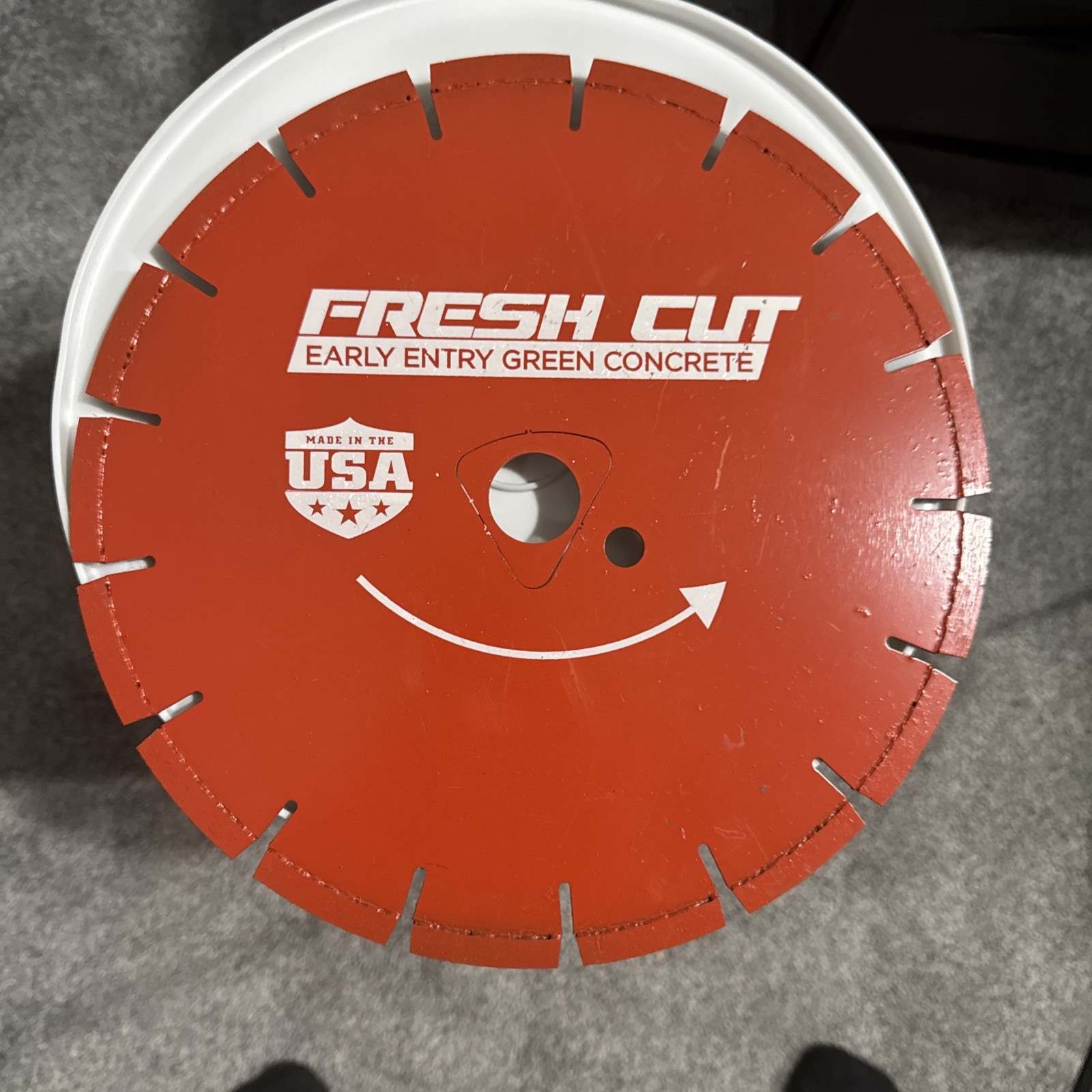 10 Inch Soft Cut Diamond Blade for Early Entry Cuts. Made In USA