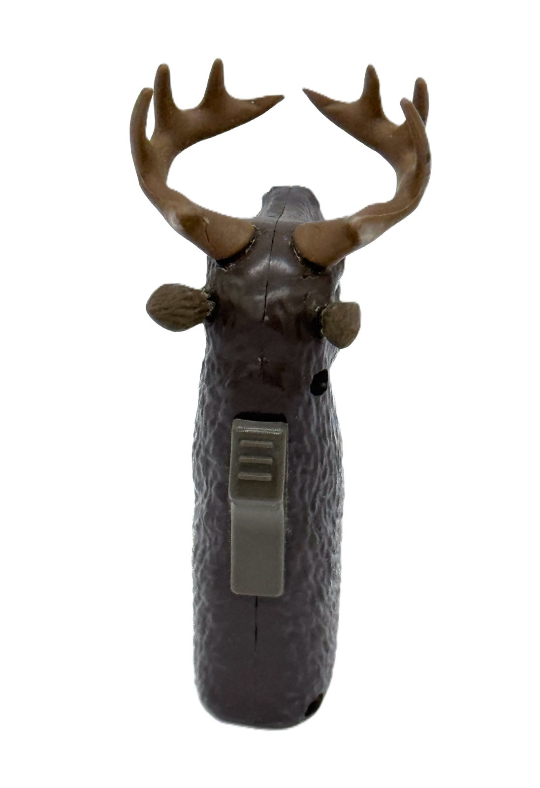Refillable Buck Deer Head w/ Rubber Antlers Decorative Flame Lighter 🦌🦌
