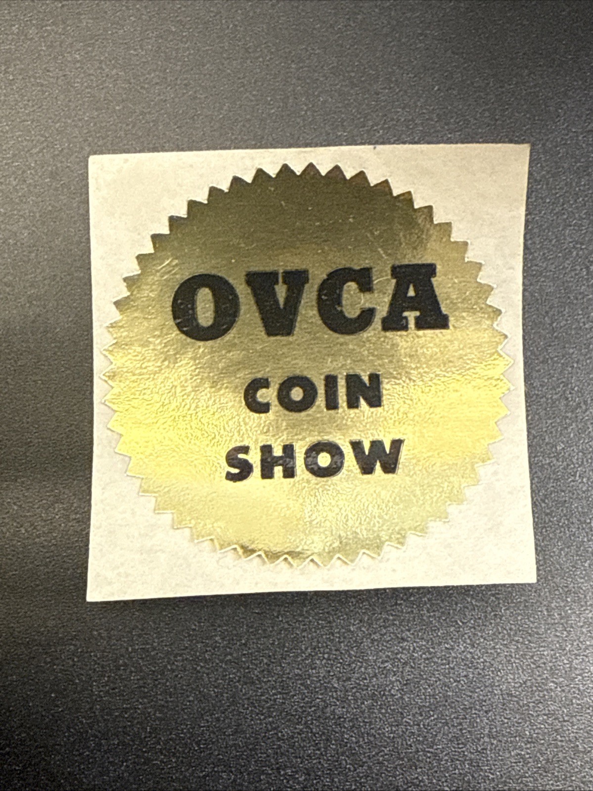 OVCA Coin Show Sicker