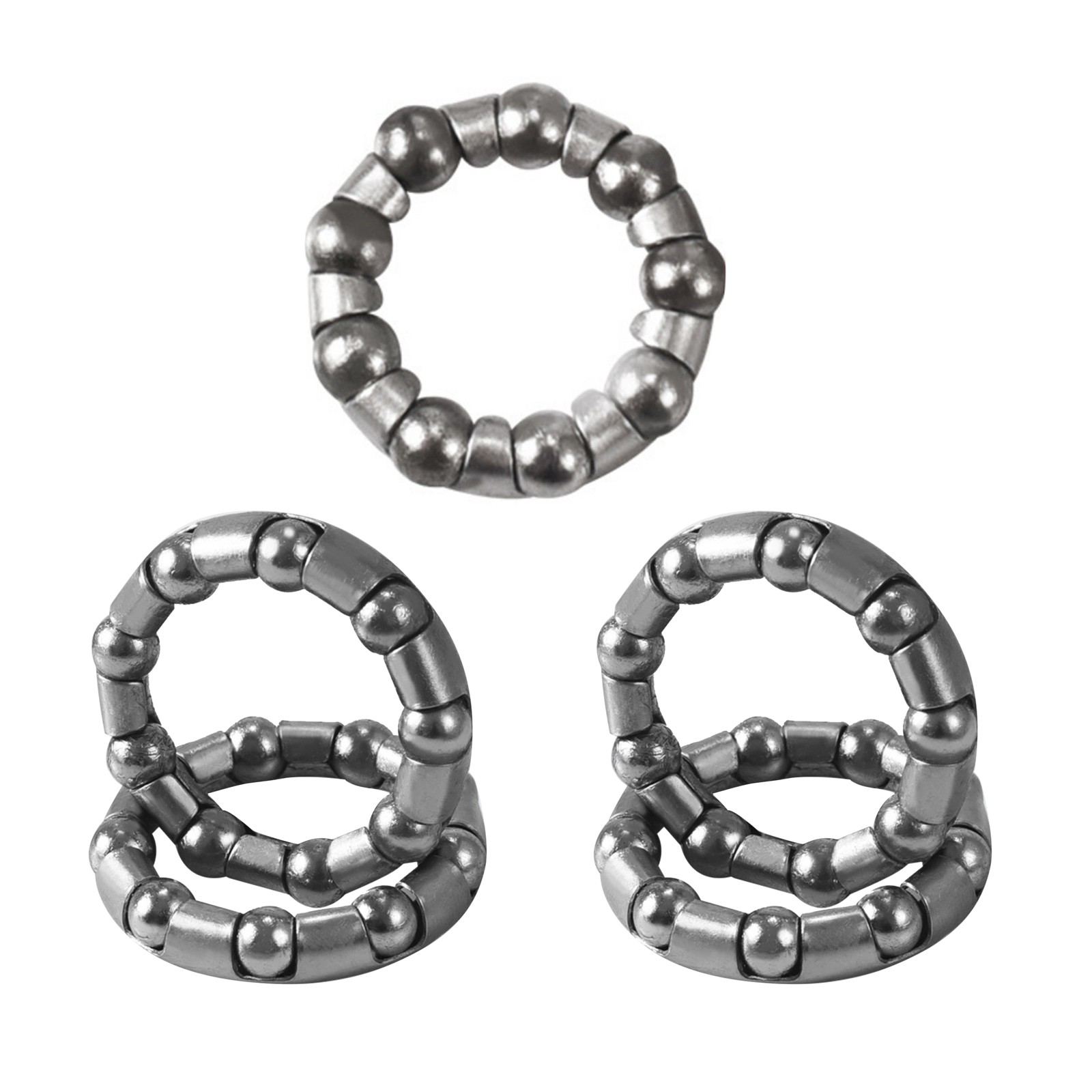 5PCS/Set 1/4 in x 9 Balls Bicycle Crank Ball Bearing Bicycle Replacement Part