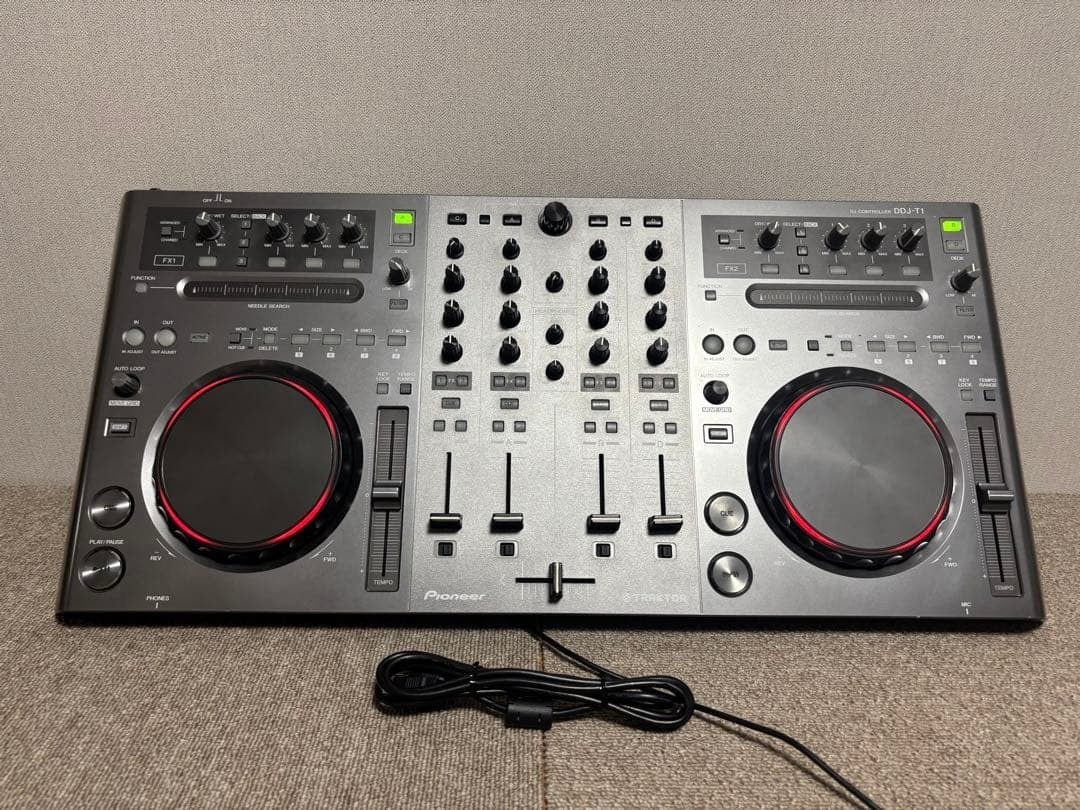Pioneer DJ DDJ-T1 DJ controller for TRAKTOR 4-Channel 4ch DDJT1 Tested Japan