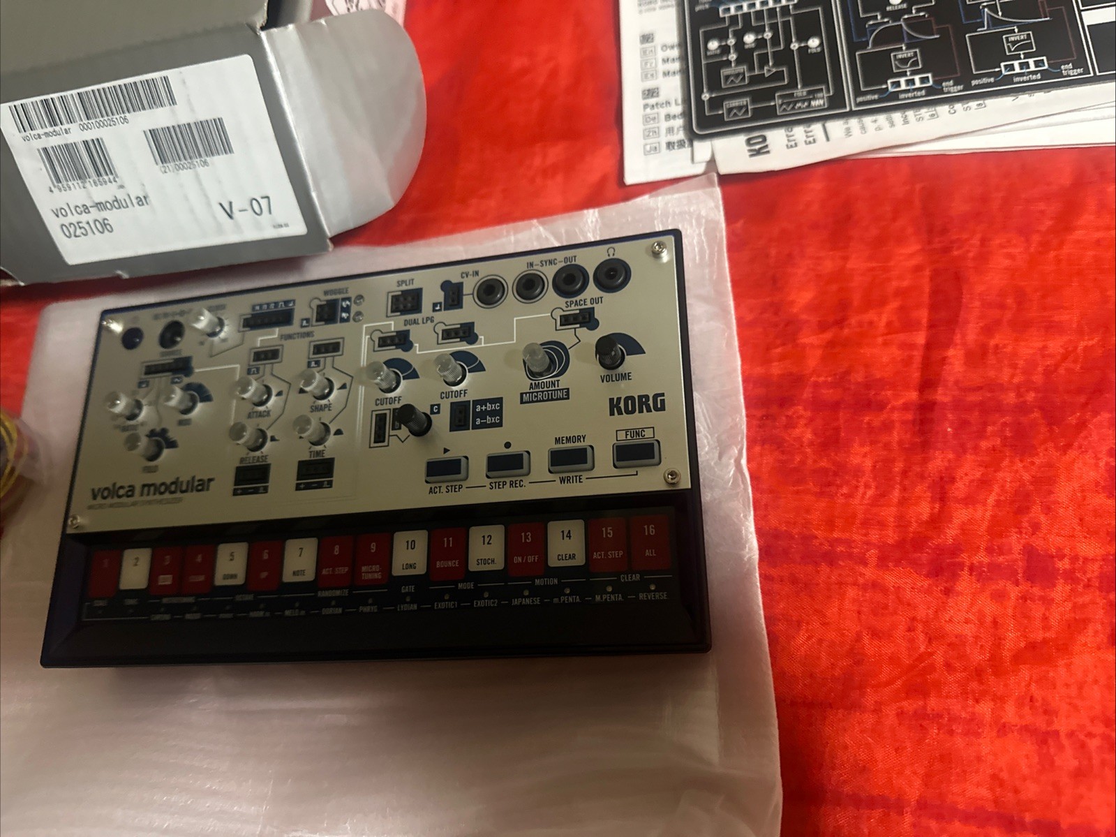 KORG Vocal Modular Synthesizer With Box