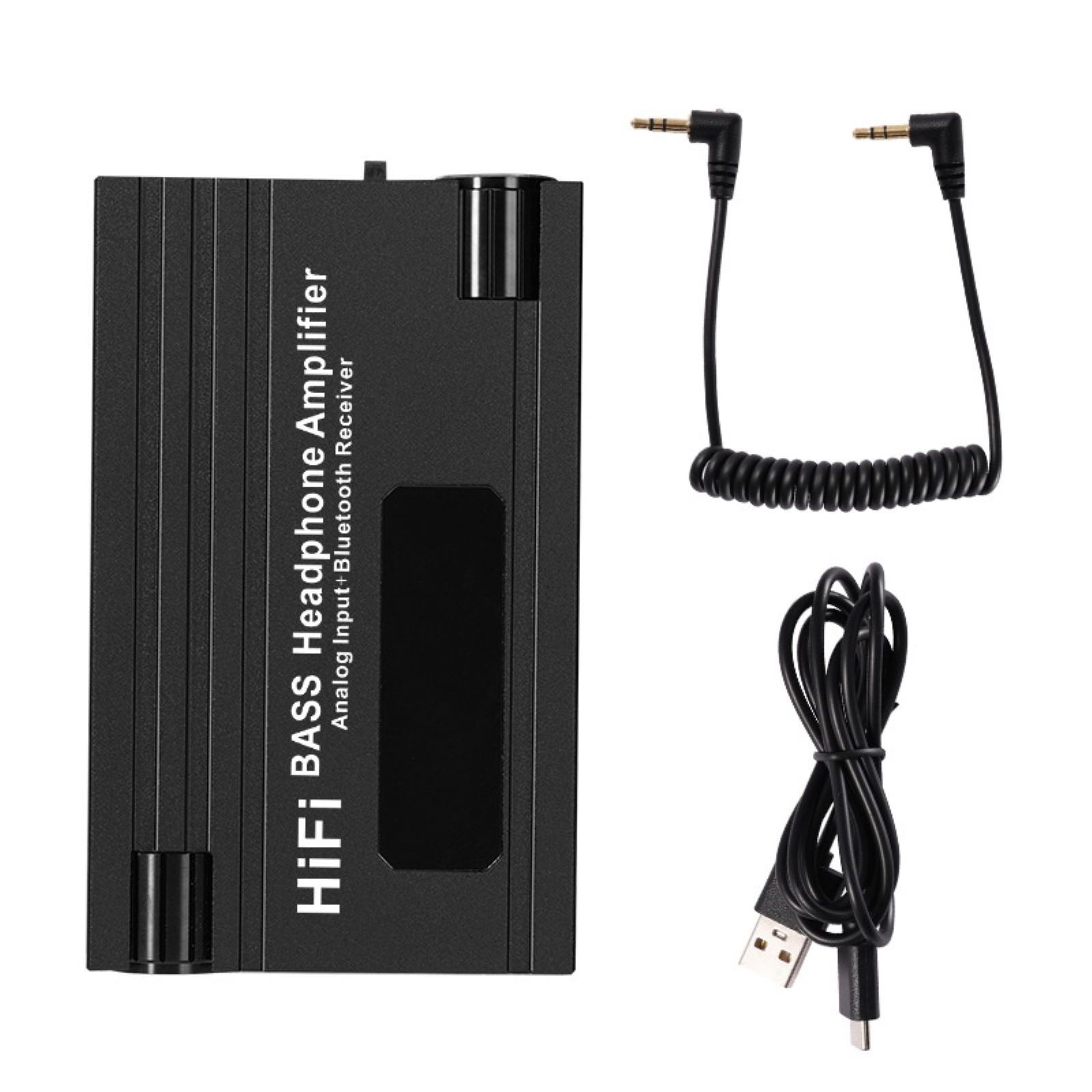 HiFi Headphone Amplifier 3.5mm with Bluetooth 5.0 Receiver - Portable 16-600Ω