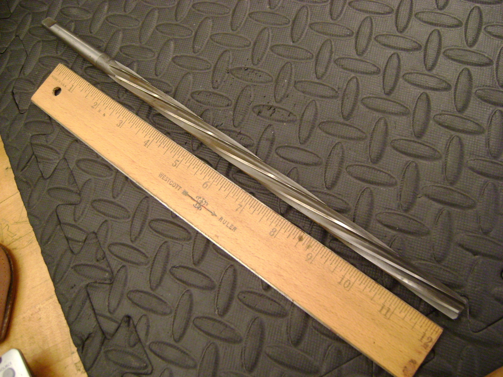 .497" #1MT Spiral Flute Reamer, Cleveland, 13-1/4" Overall Length