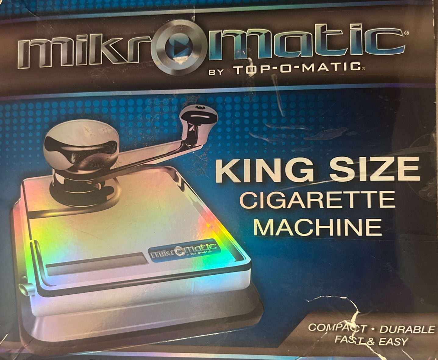 MikrOmatic  TOP-O-Matic Regular Kings Cigarette Maker Machine New Open Box