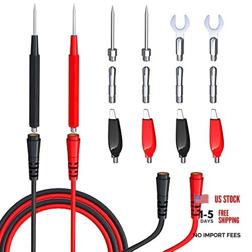 16PCS Multimeter Test Leads Kit Replacement Test Wire Set with Alligator