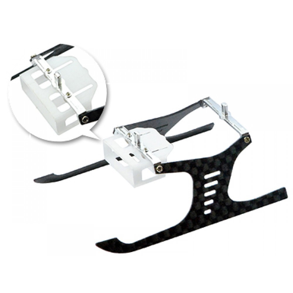 MICROHELI Aluminum/Carbon Fiber Landing Gear N Style w/Support MCXPBL006NS
