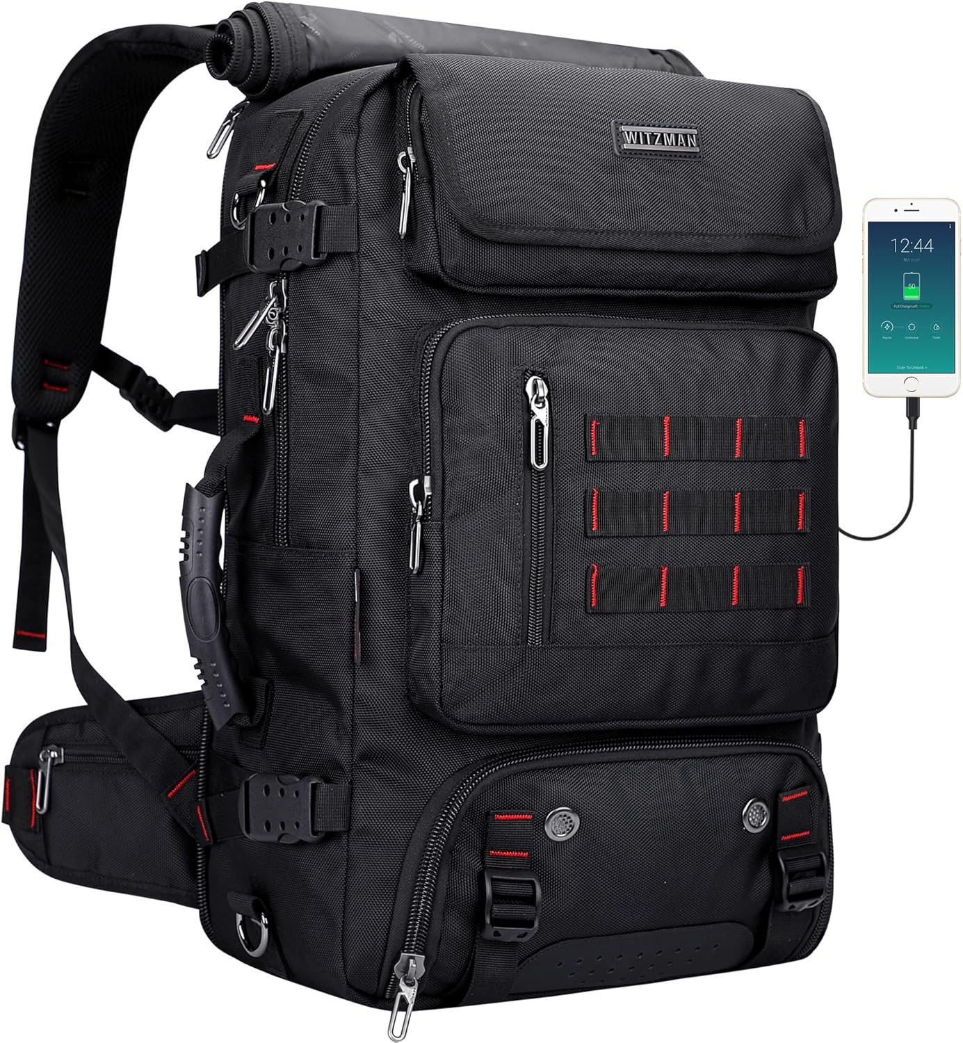Carry on Travel Backpack for Men Women Airline Approved Convertible Nylon Duffle