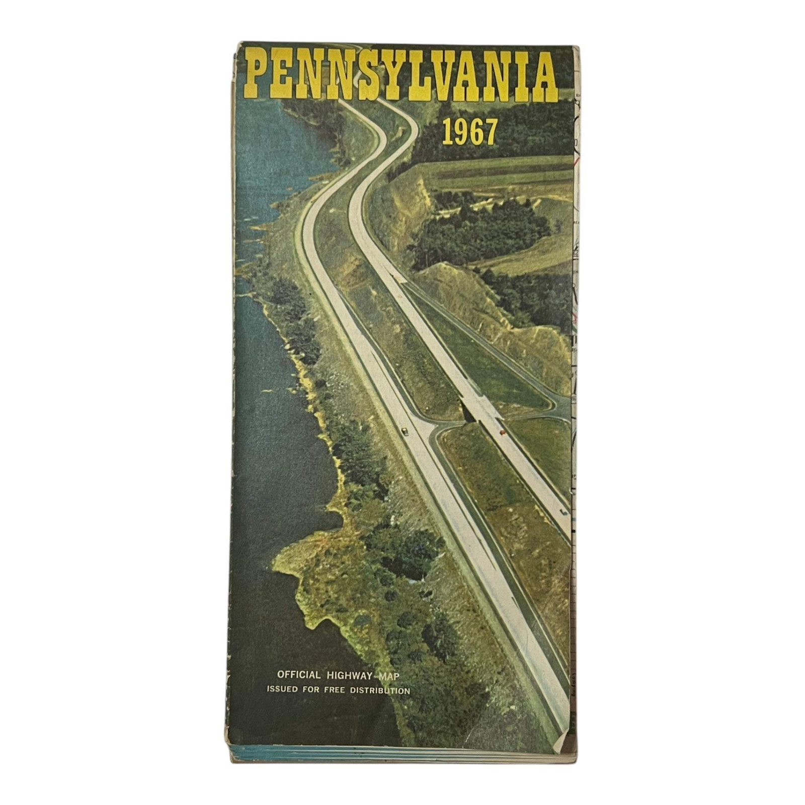 Map - Pennsylvania Highway Map 1967
