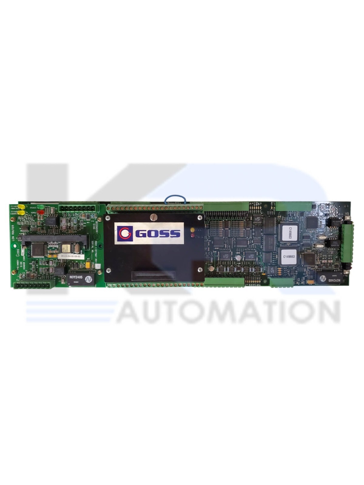 NEW Goss E81714 Couple Controller Inker/Dampener Board With Lon Router