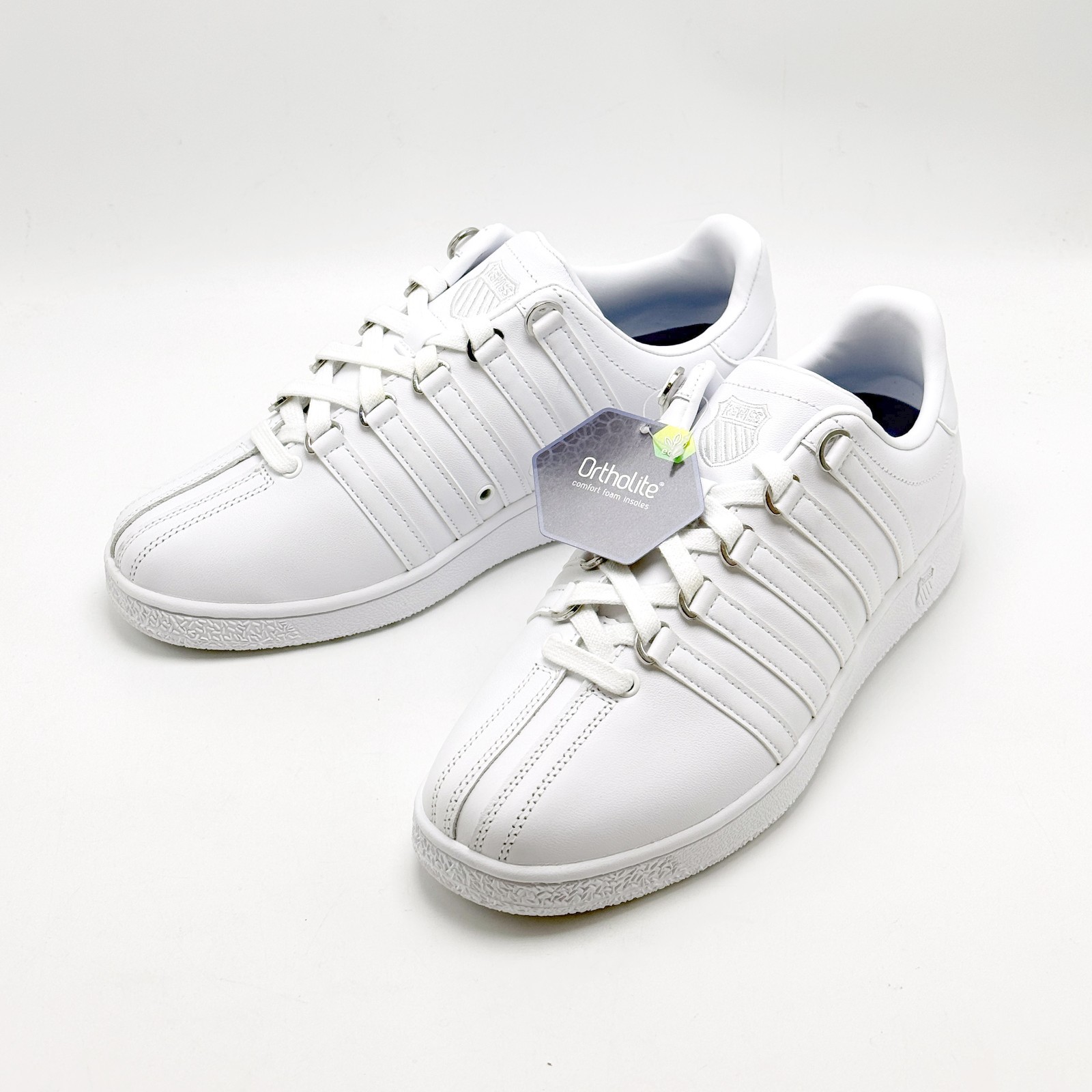 *NEW* MEN K-Swiss CLASSIC VN WHITE / WHITE (07321-101-M) 👍
