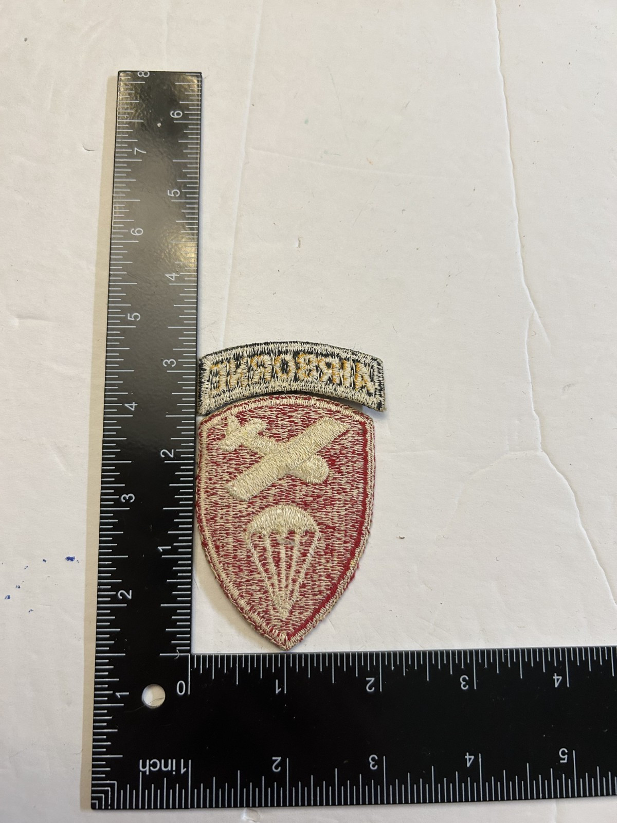 MH1027 Original US Army WW2 Shoulder Patch Airborne Command IR2D