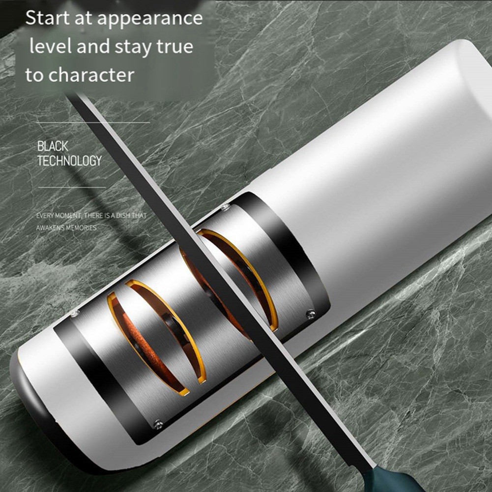 Electric Sharpener Automatic Adjustable Kitchen Tool for Fast Sharpening 3631