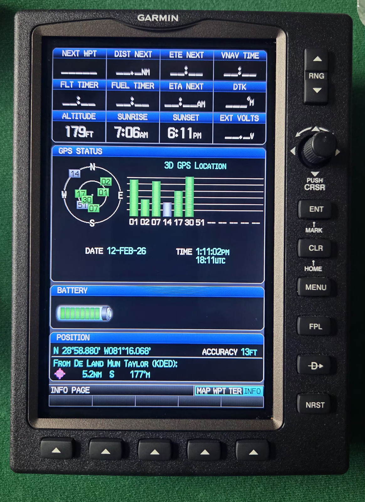 Garmin 696 aviation gps