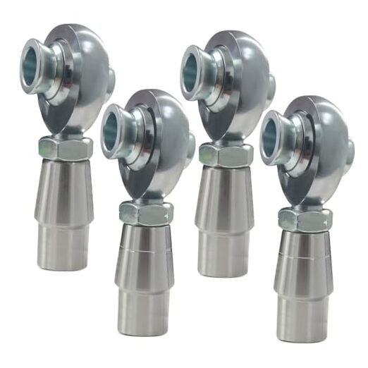 5/8” Heim Joint Rod End Kit 2 Pair, .625” Right and Left Hand Thread Chromoly