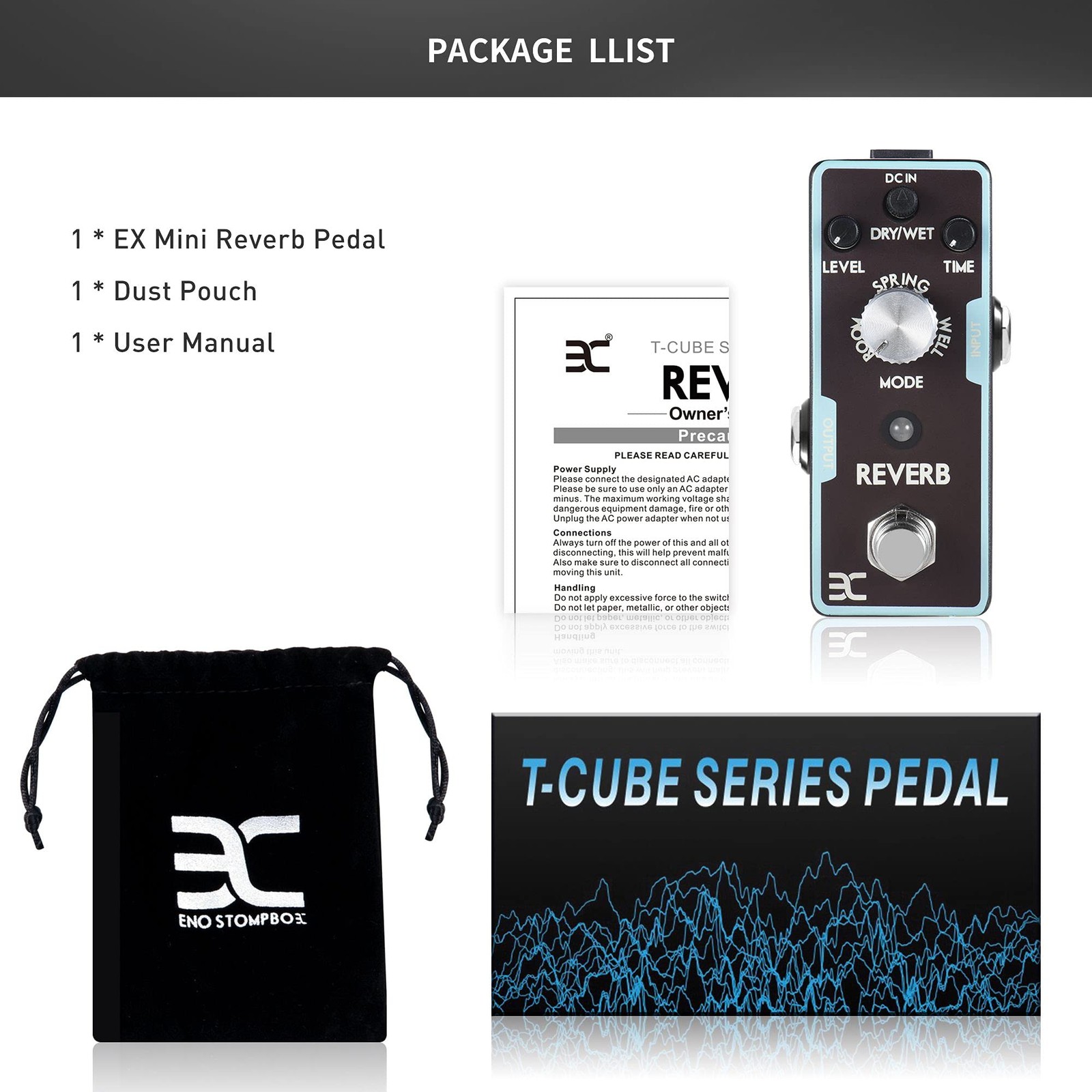 Mini Digital Reverb Pedal