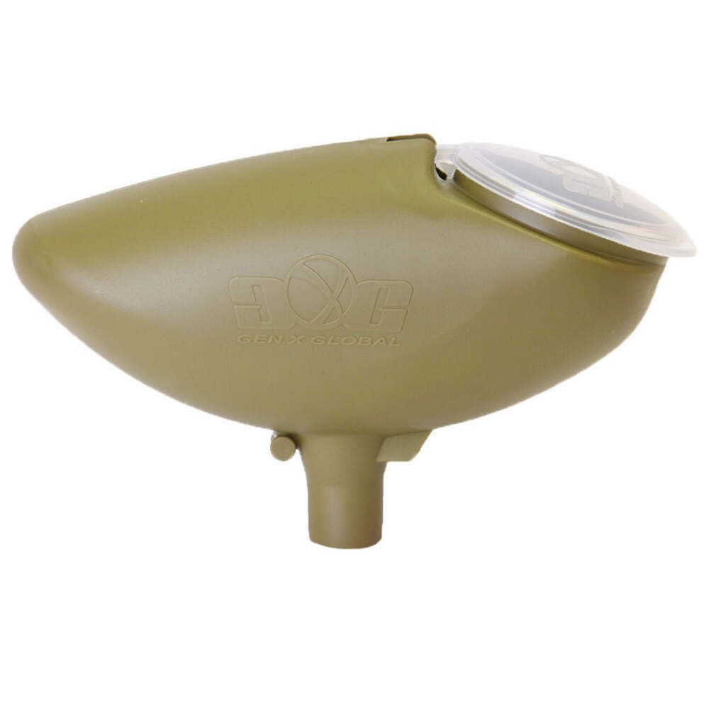GXG 200 Round Gravity Feed Loader - Olive