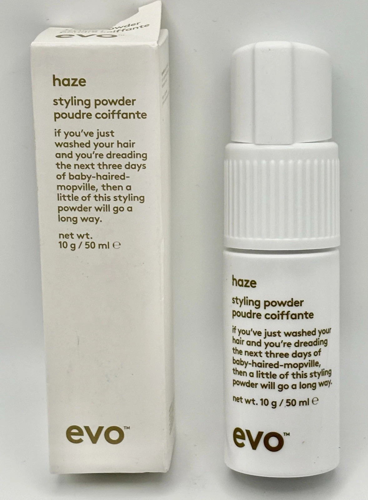 EVO Haze Styling Powder for Hair, Net Wt. 10g/50ml NEW