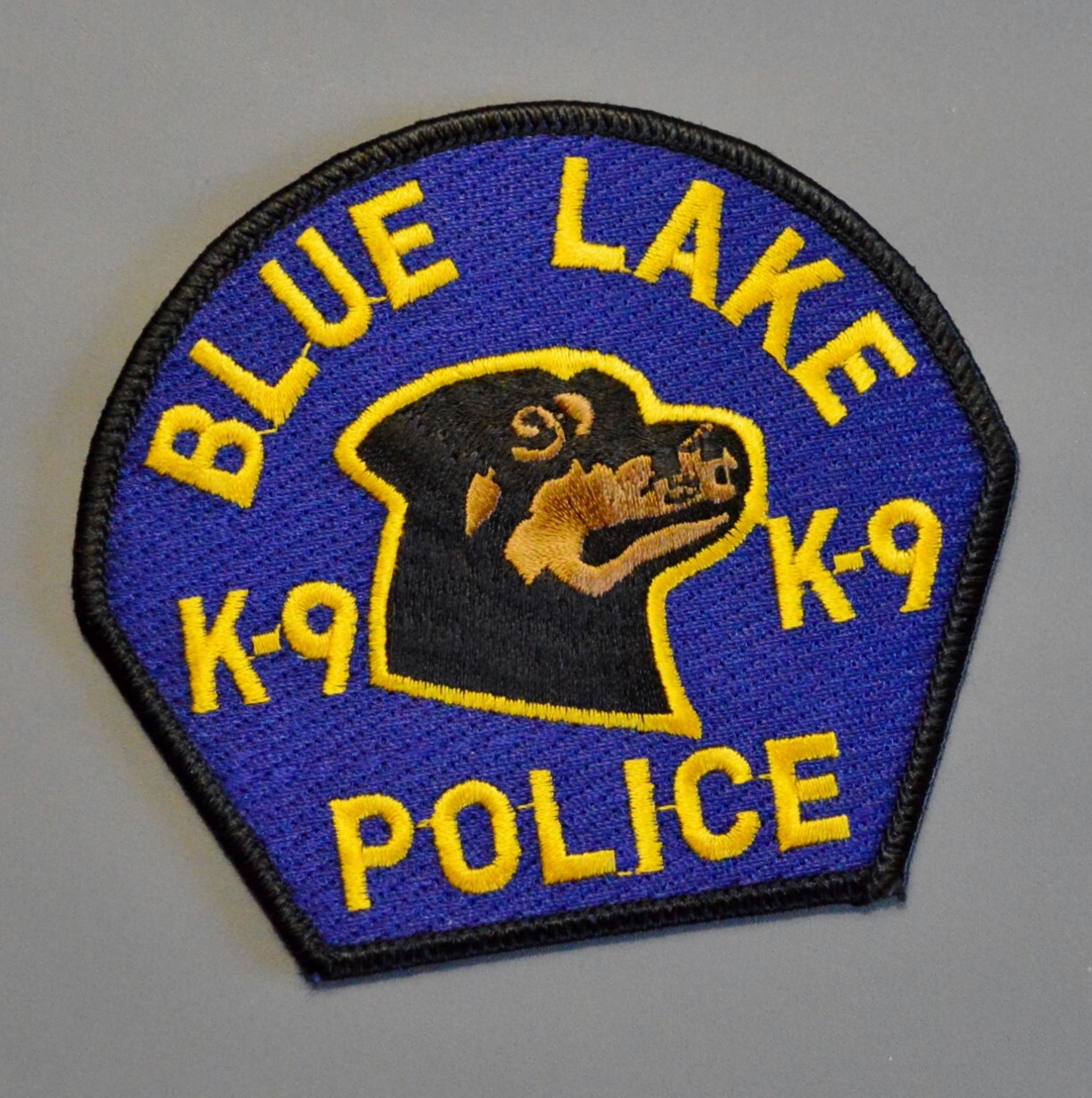 Blue Lake California Police K9 Patch ++ Mint Humboldt County CA