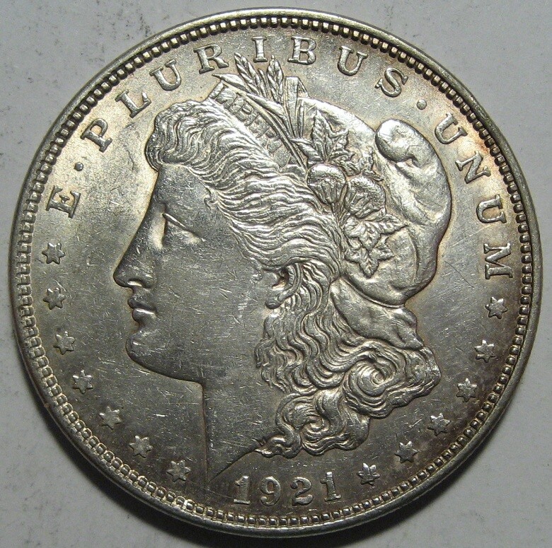 = 1921 AU+ MORGAN Dollar, Super EYE Appeal, FREE Shipping