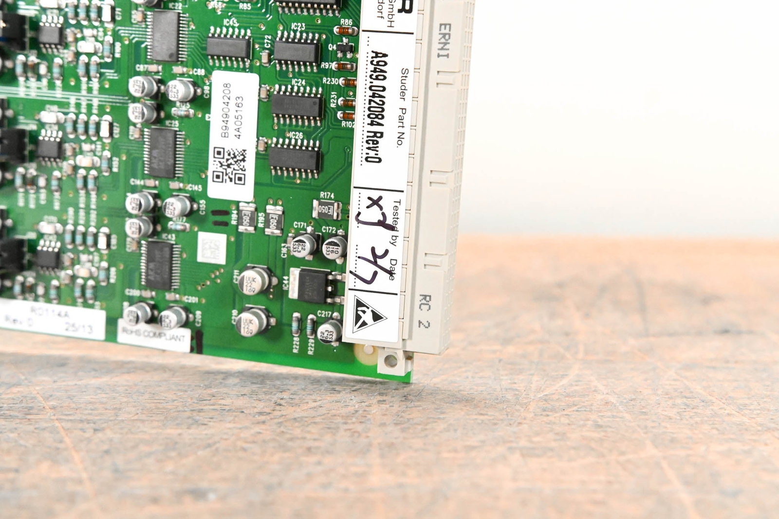Studer 8-Channel Analog Line Out Card for D21m & D23m Modular I/O System CG01HAS