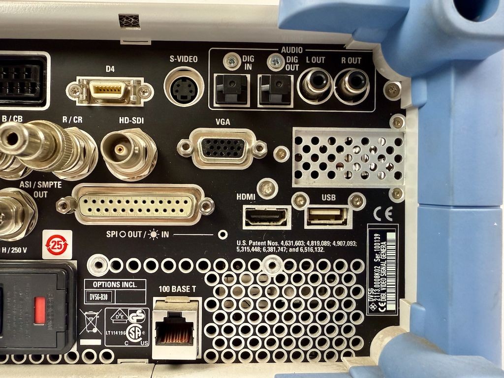 Rohde & Schwarz DVSG Digital Video Signal Generator + B30 HD/SD Decoder