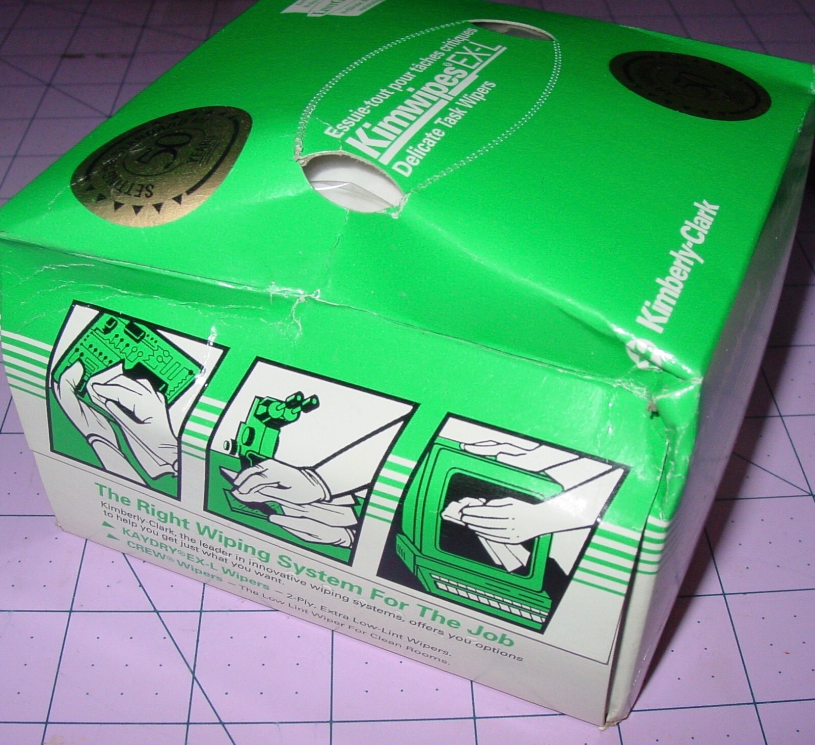 4 Kimwipes EX-L PLUS! 280-Count Boxes Delicate Task Wipes EXTRA Low Lint NOS USA