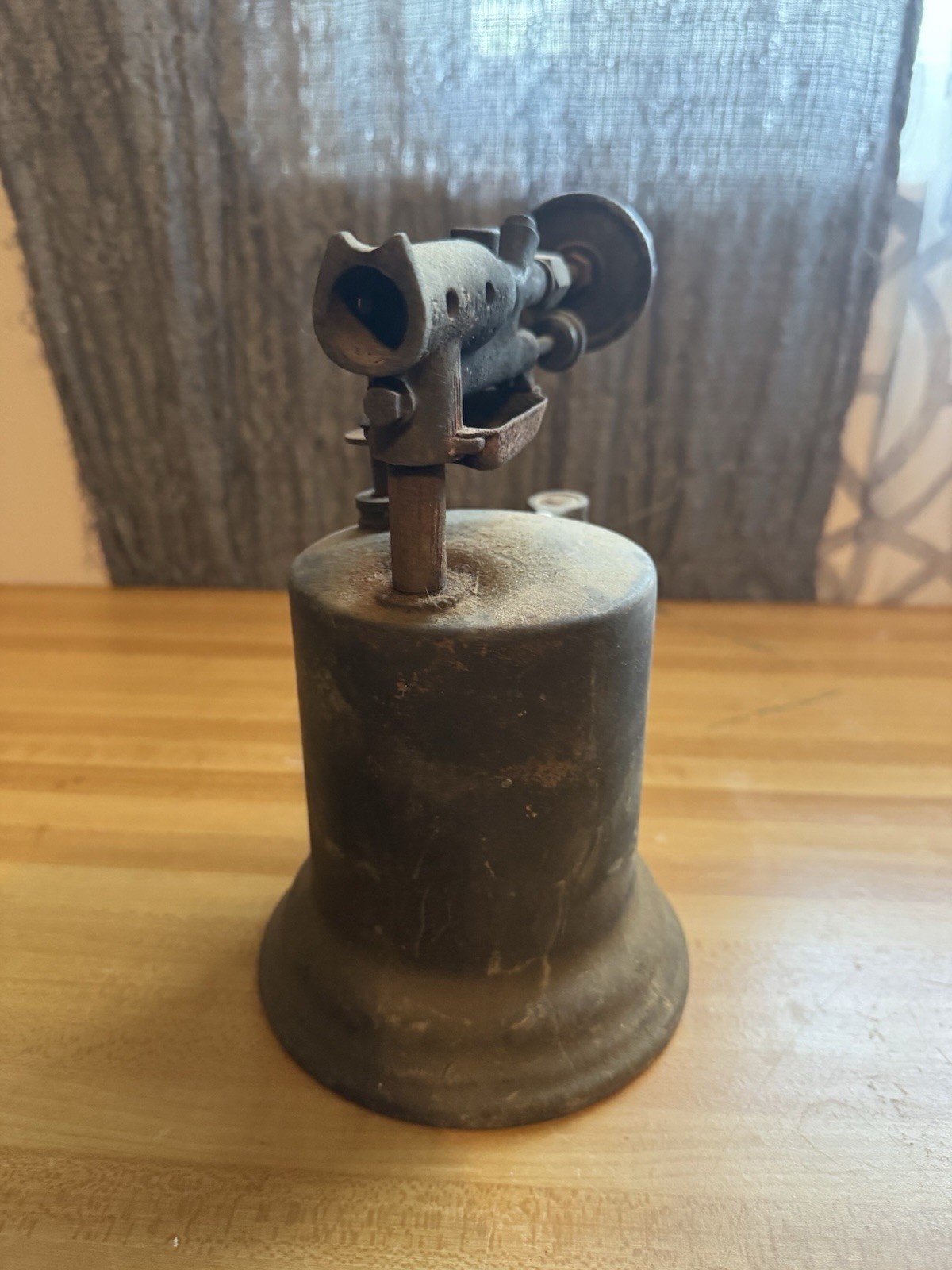 Antique Brass Blow Torch Blowlamp Gasoline Kerosene Soldering Tool