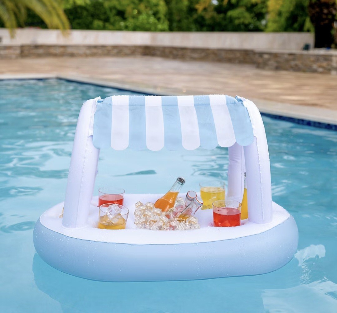 Pool Candy Floating Bar Canopy Buffet Cooler Beverage Chiller BNIB FREE SHIPPING