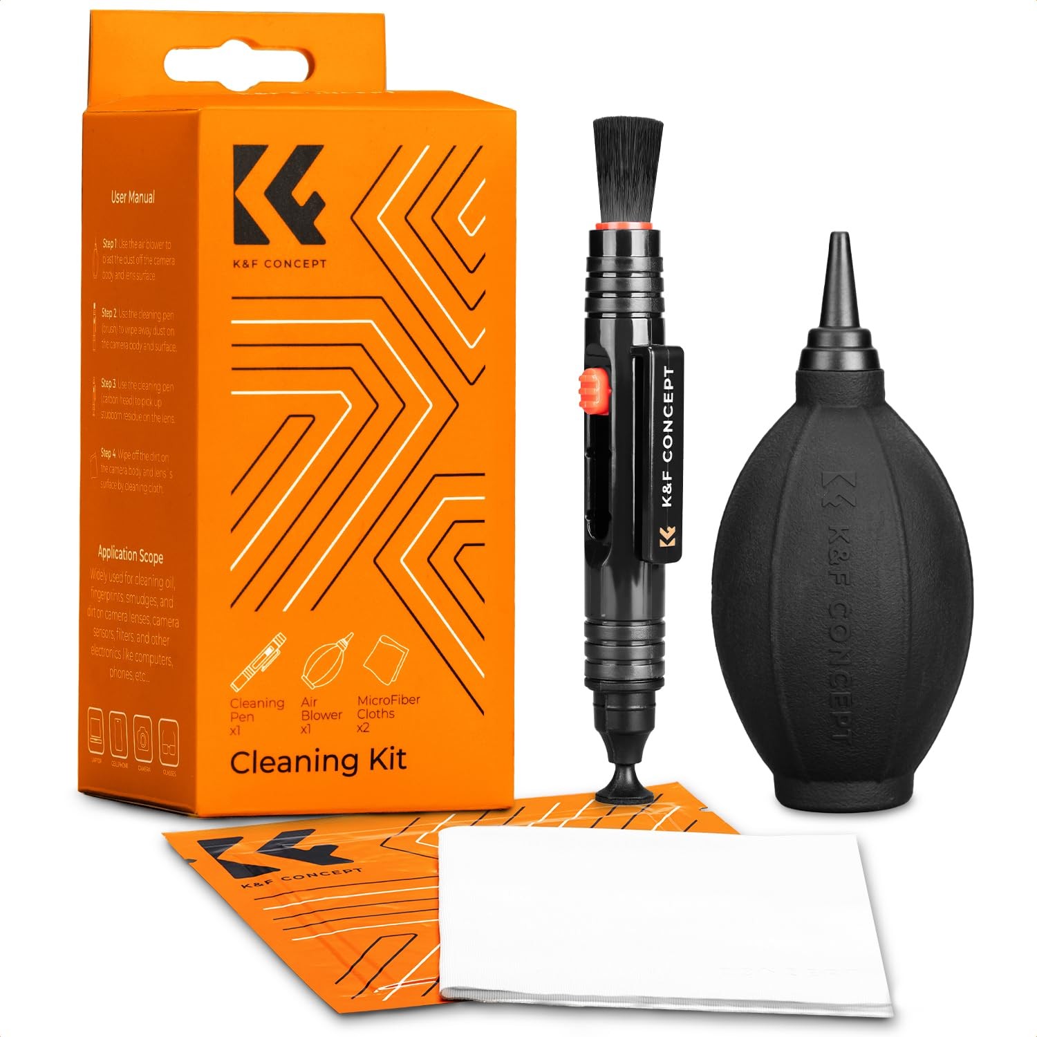 4in1 Camera Lens Cleaning Kit with Lens Cleaning Pen, Camera Air Blower, Micr...