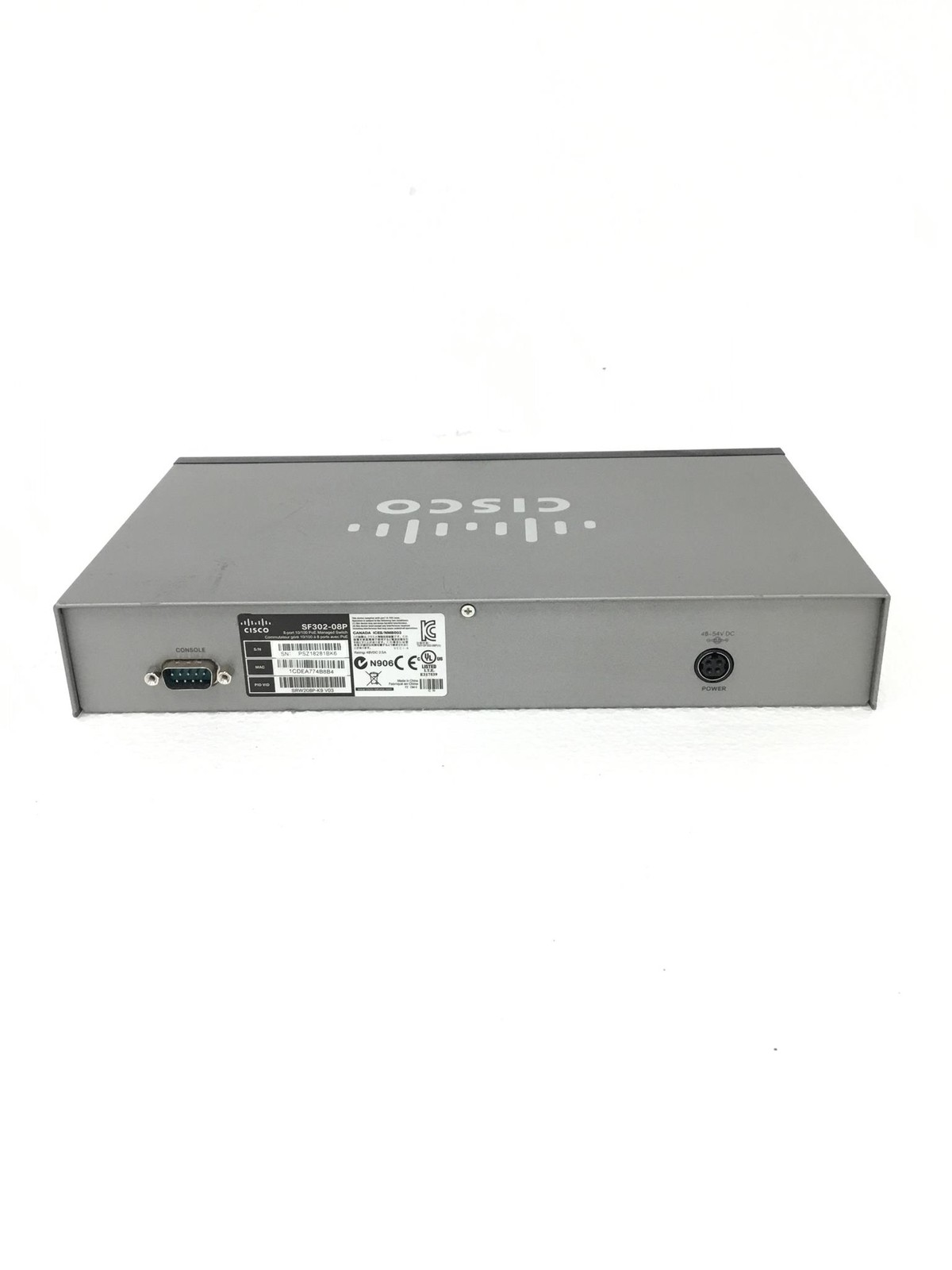 CISCO SF302-08P 8-Port 10/100 POE Network Managed Switch,WORKING,FREE SHIP,QTY