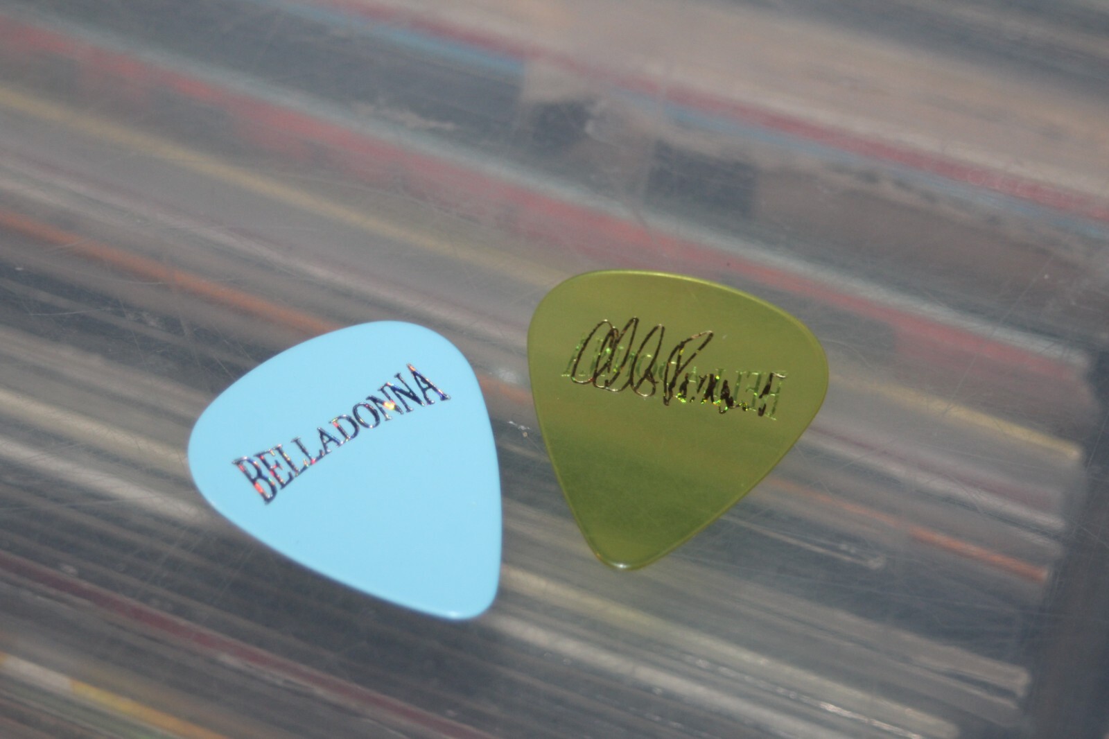 ANTHRAX - Joe Belladonna 2x Guitar Pick  set # 5