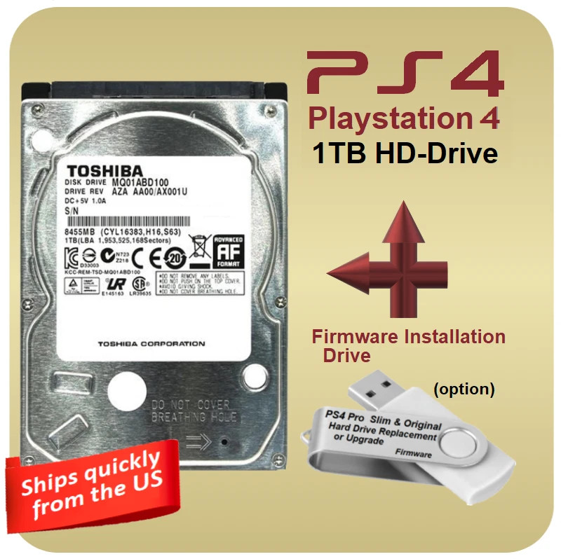 Playstation 4 PS4 PRO Slim Original 1TB Internal Hard Drive Disk Drive OS Option