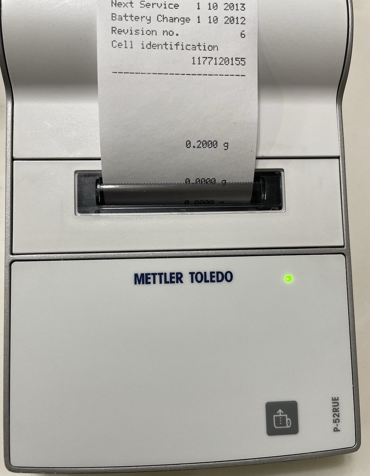 Mettler Toledo P-52RUE Network Printer RS232 USB Ethernet New Auto Connect Detec