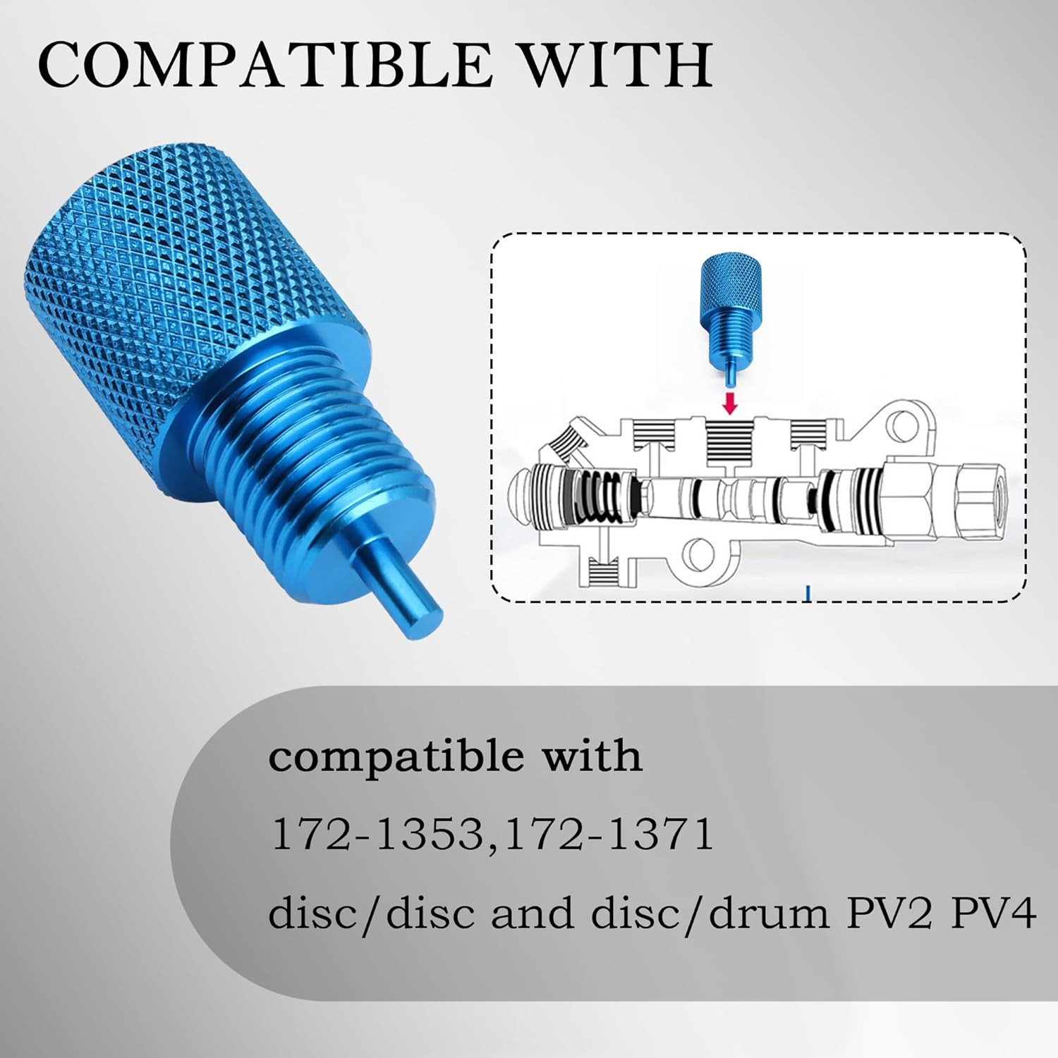 Adjustable Proportioning Valve Bleeder Tool,Aluminum Brake Proportioning Valve B