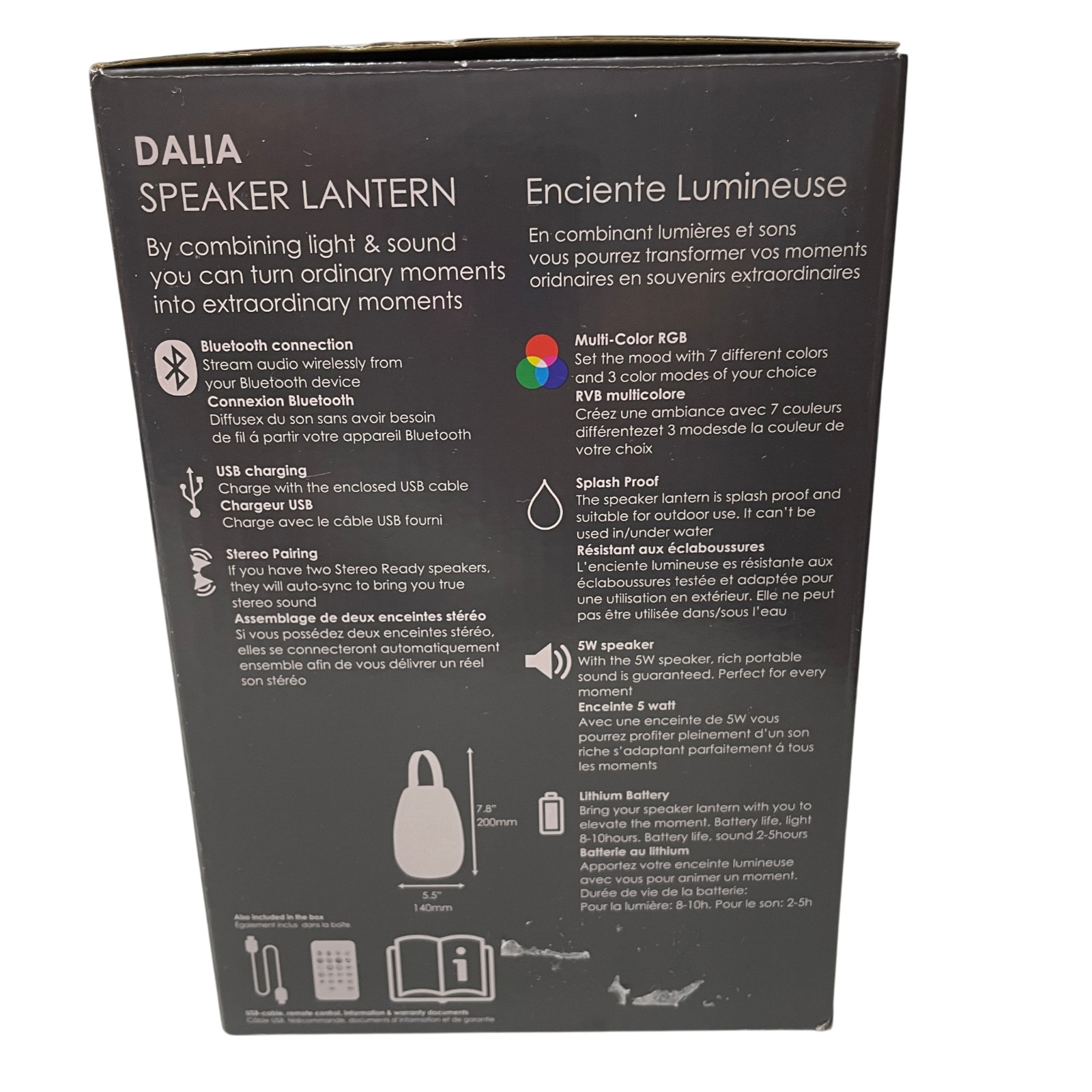 Koble Dalia Speaker Lantern New In Box