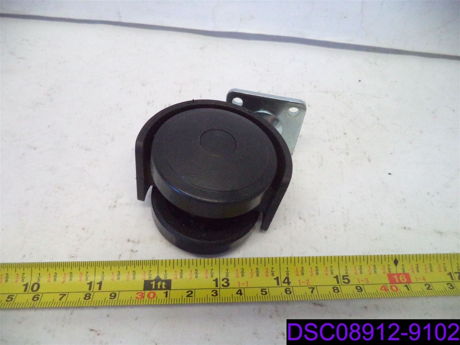 Qty = 5 Casters (2 Locking): Twin Plastic Plated Casters 2" Wide, 1-7/8" Dia