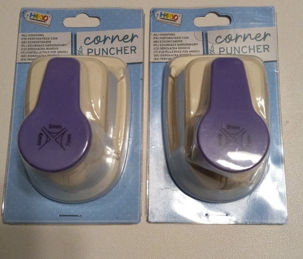 HKKYO 3 In 1 Corner Puncher LP-10C3 New Lot Of 2