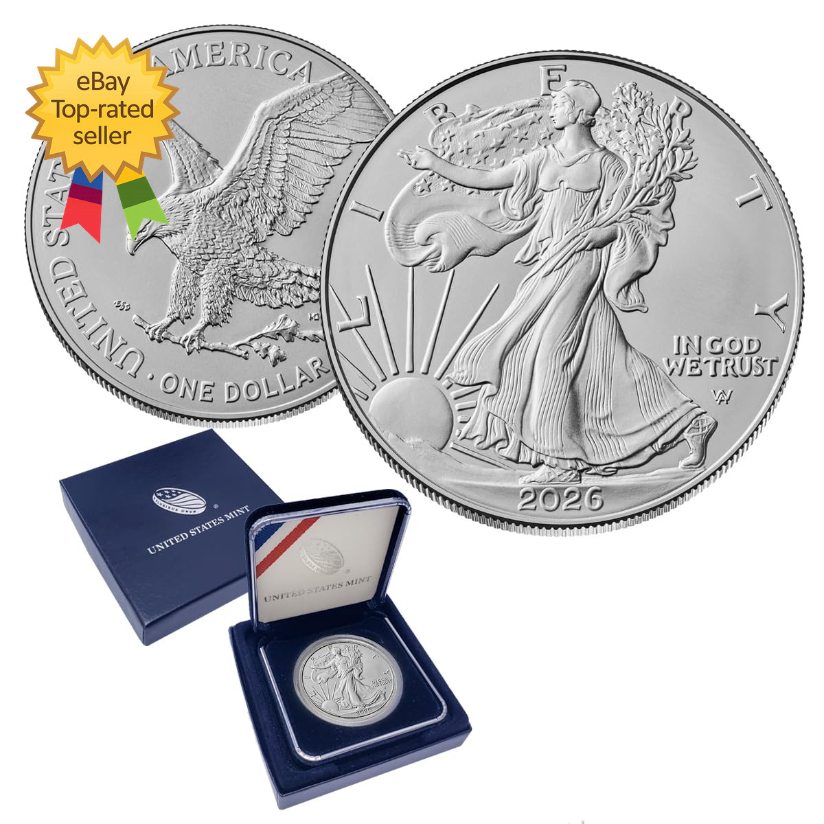 2026 American Silver Eagle $1 US Mint Brilliant Uncirculated