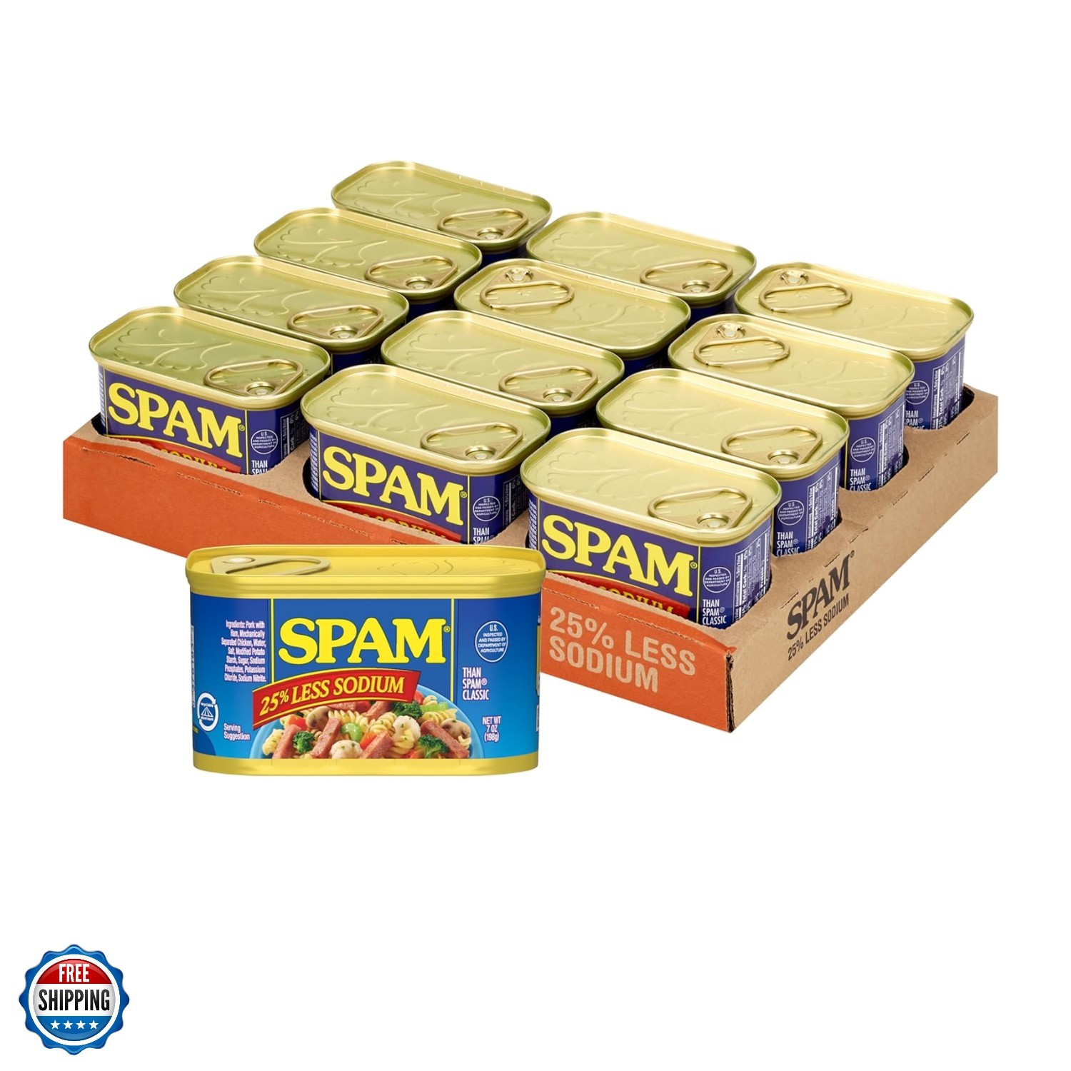 25% Less Sodium,12-Pack, 7oz Cans