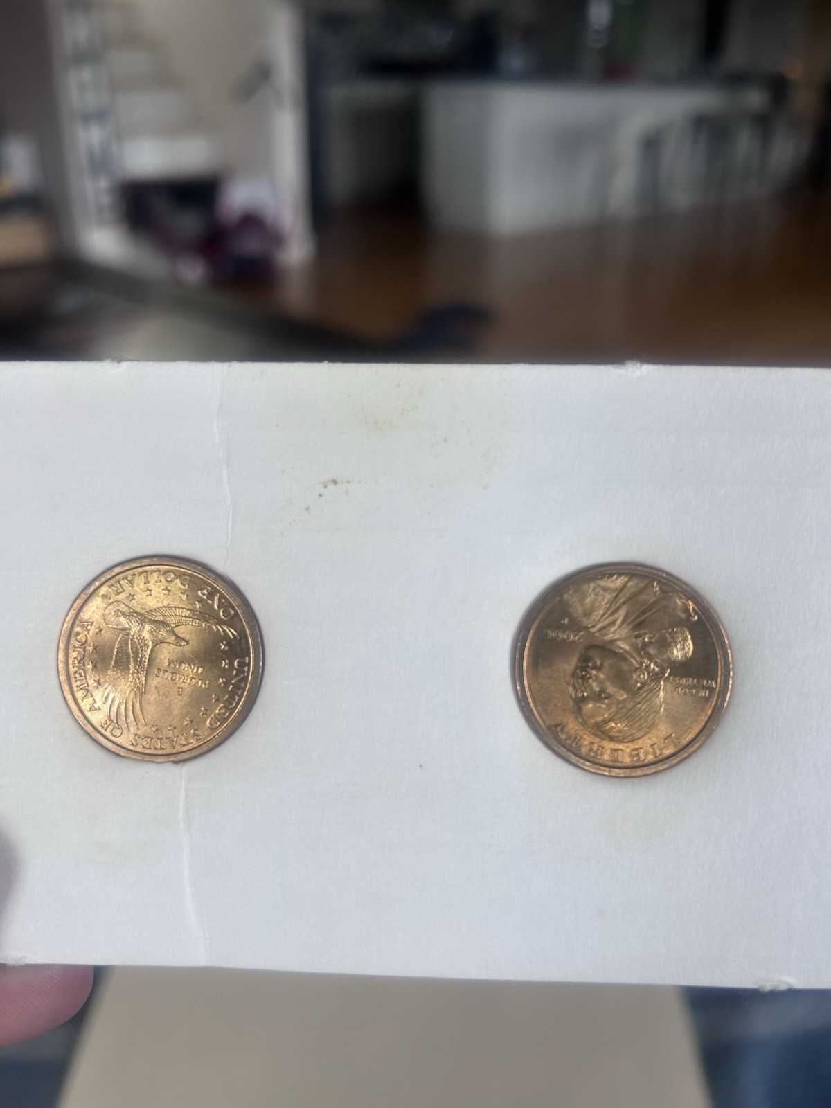 (2) YEAR 2000 ONE DOLLAR US LIBERTY GOLD COIN