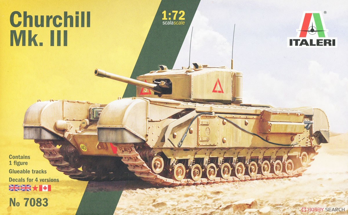 ITALER MODEL IT-7083S 1/72 WWII Churchill Mk.III (Plastic model)